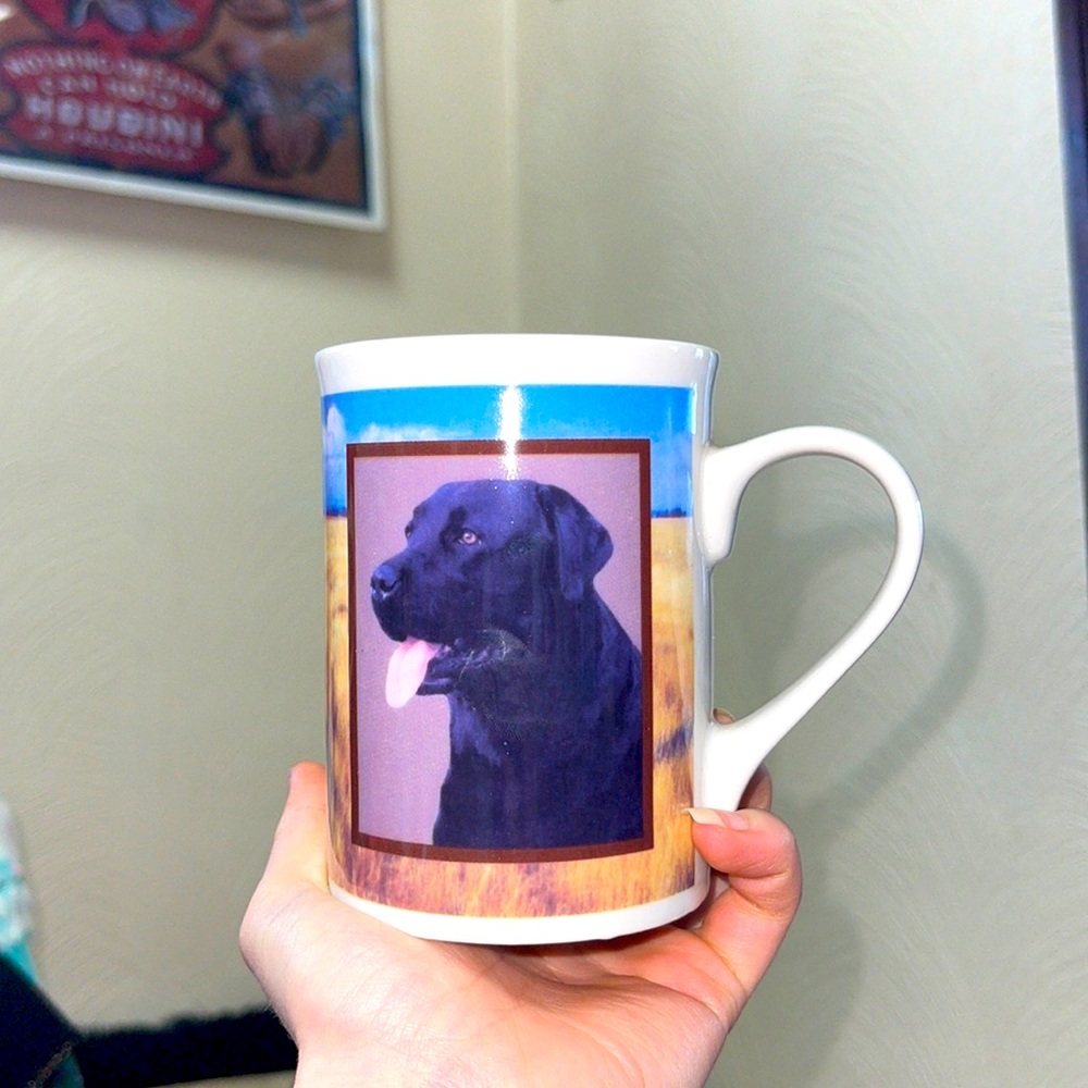 Black Lab coffee mug